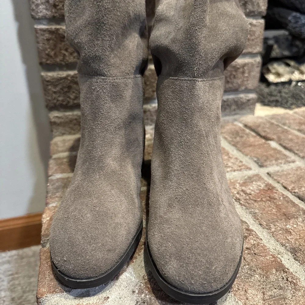 Lucky‎ Brand Calypso Over the Knee Boots Women's Cappuccino Size US6M EU36.5